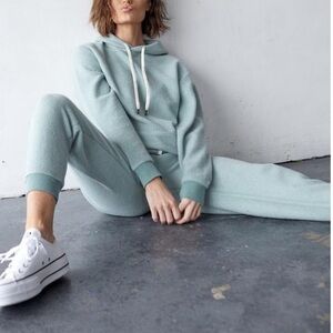 🥒 Feat Blanket Blend The Softest Fleece Joggers Ever Seafoam Green Sweatpants XS